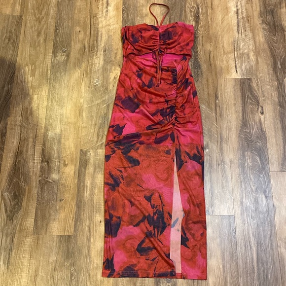 Strapless Midi Dress - Picture 1 of 5